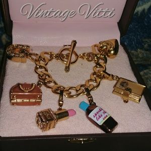 Juicy Couture 5x Charm Set + Starter Bracelet RARE